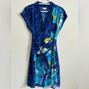 Liz Claiborne Sleeveless Floral Dress Large